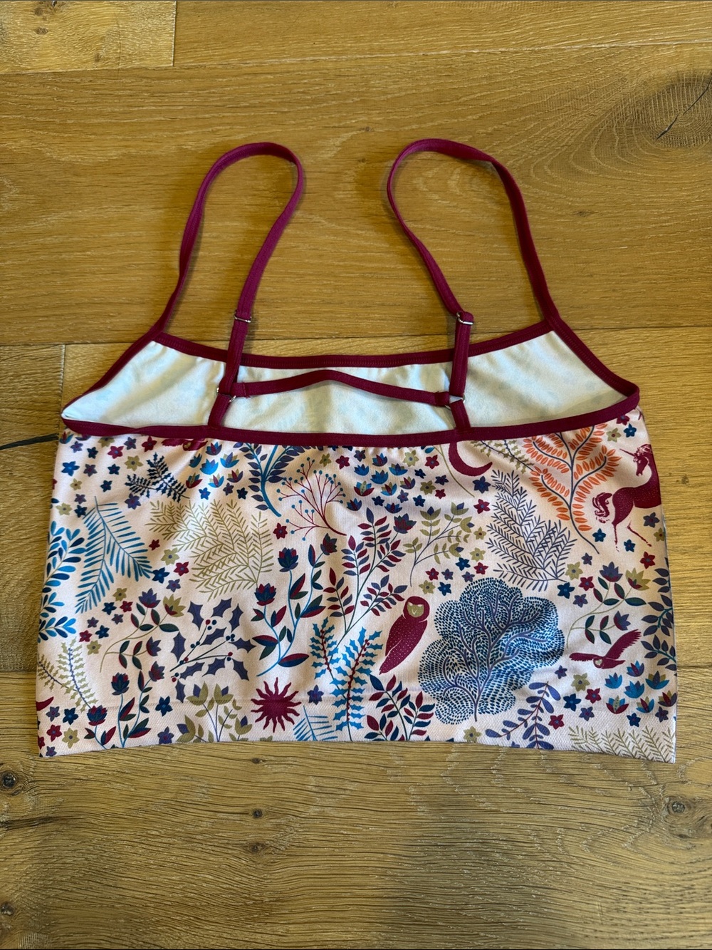 Anthro LyreBird Square-Neck Printed Cami - Picture 5 of 6